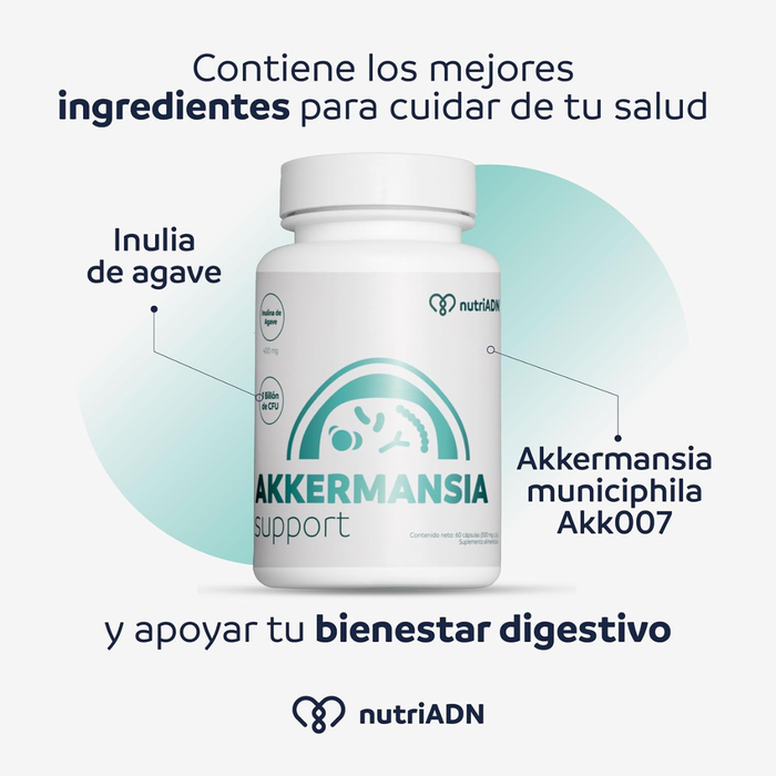 Apoyo a la Microbiota, Akkermansia Support (60 caps), NutriADN