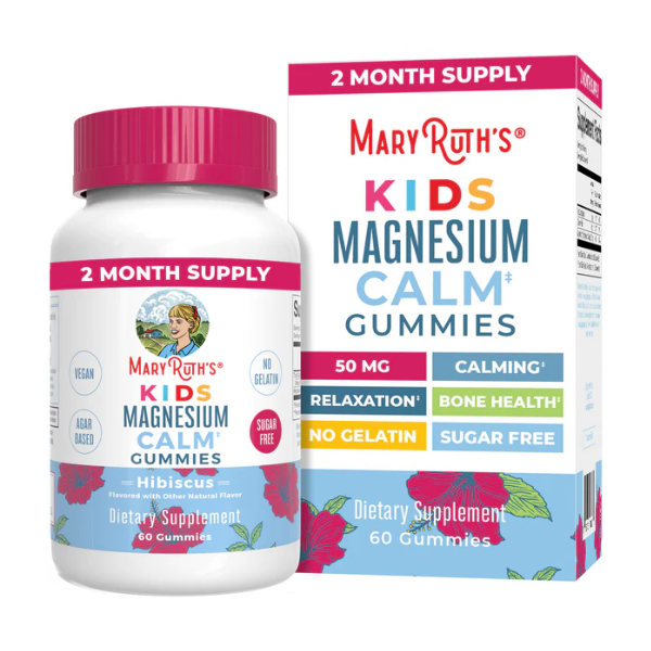 Magnesio para Niños (60 gomitas), Mary Ruth's