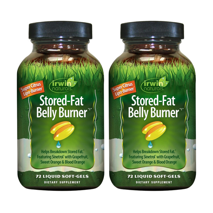 2X1 Quemador de Grasa Abdominal Almacenada (60 softgels), Irwin Naturals