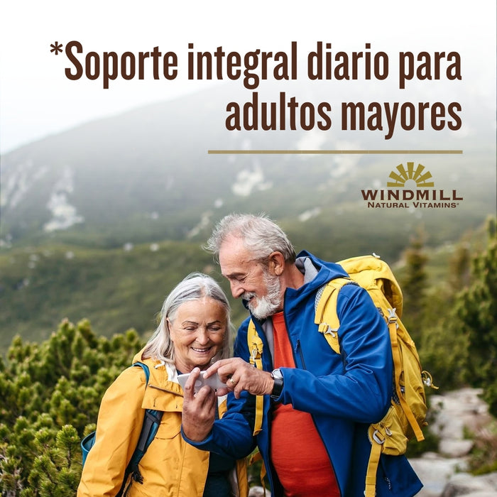 Multivitamínico con Luteina, Milltrium Senior (120 tabs), Windmill