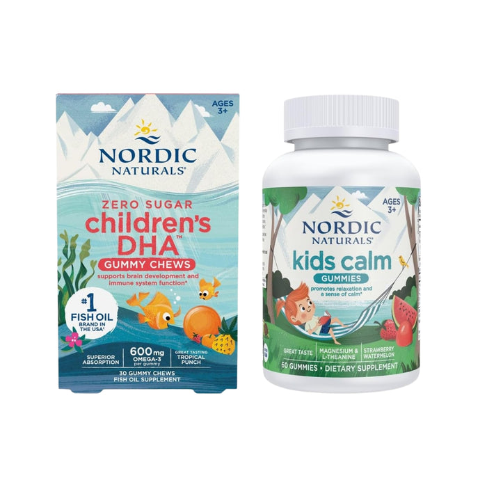 Kit #3 DHA y Relajante para Niños, Nordic Naturals