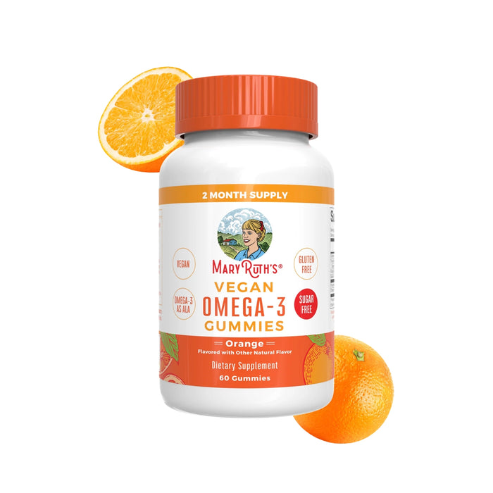 Omega-3 Vegano Sabor Naranja (60 gomitas), Mary Ruth's