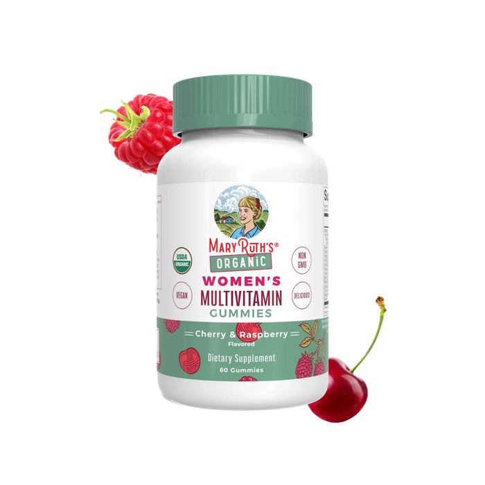 MultivitamínicO Orgánico para Mujeres Sabor Cereza y Frambuesa (60 gomitas), MaryRuth's