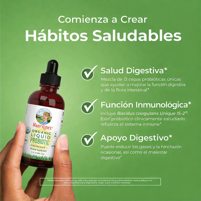 Probiotico Organico, Liquido 120 ml (4 fl oz), Mary Ruth's
