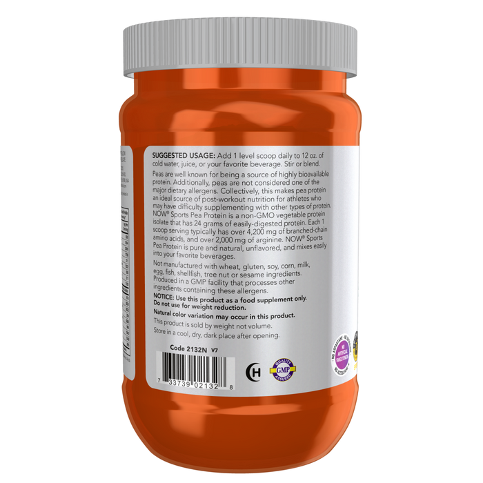 Pea Protein Unflavored 340g (12oz) / Pea Protein Unflavored (Pea)