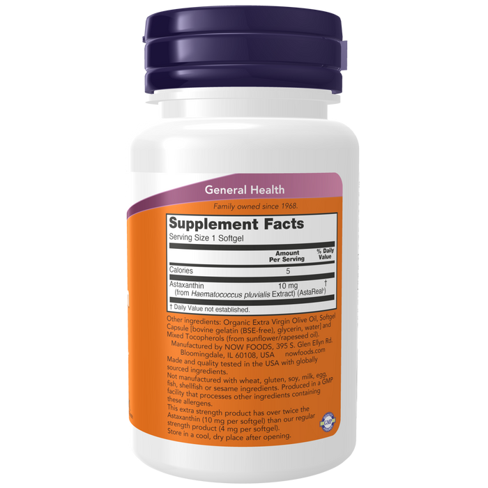 Astaxantina, Extra Fuerte 10 mg (30 softgels)