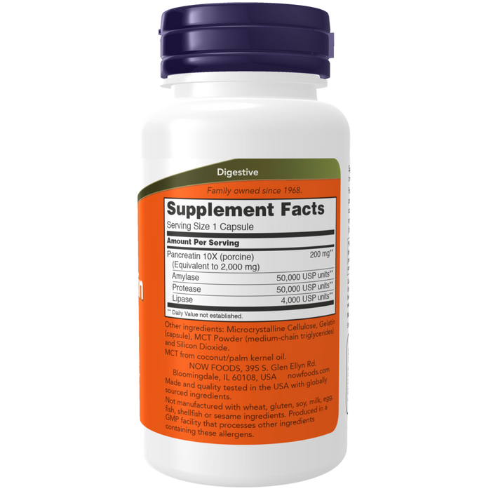 Pancreatina 2000 (100 caps) Enzimas Digestivas