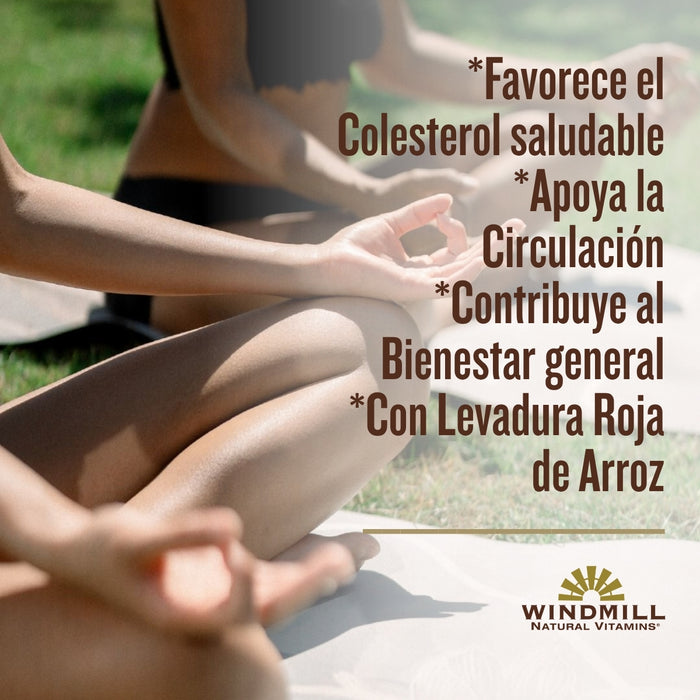 Levadura Roja de Arroz 600 mg (60 tabs), Windmill