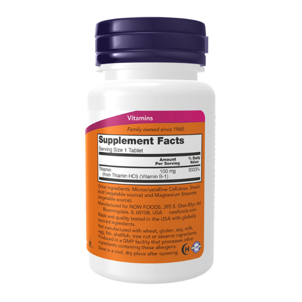 Vitamina B-1 100 mg (100 tabs)