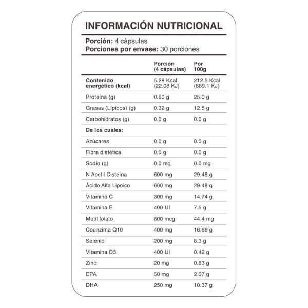 Apoyo a la Fertilidad Unisex, Baby Proyect (120 caps), NutriADN