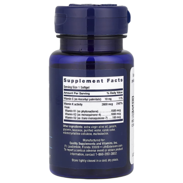 Super K (90 softgels) , Life Extension