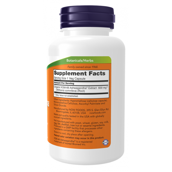 KSM-66 Ashwagandha®  600 mg (90 veg caps)