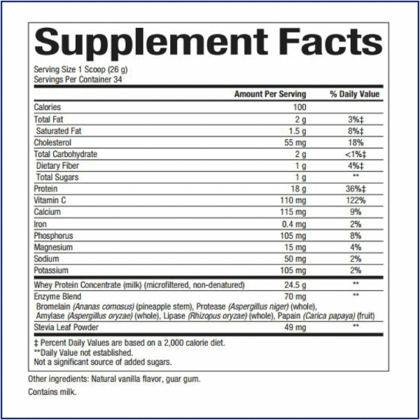 Proteína de Whey Sabor Vainilla Francesa Whey Factors® 907 g (2 lb), Natural Factors (2 lb 907 g), Natural Factors