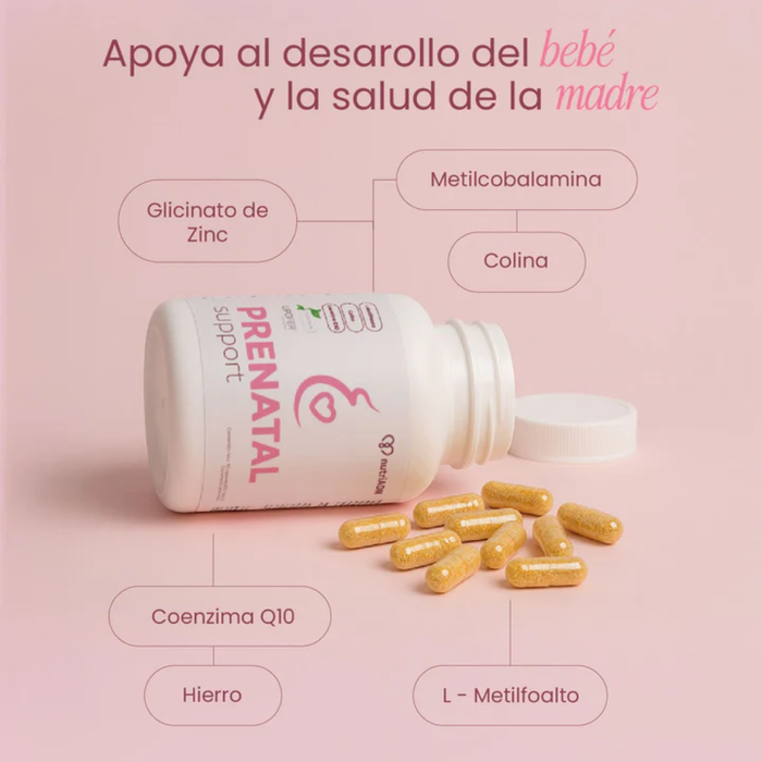 Apoyo Prenatal, Prenatal Support (90 caps), NutriADN