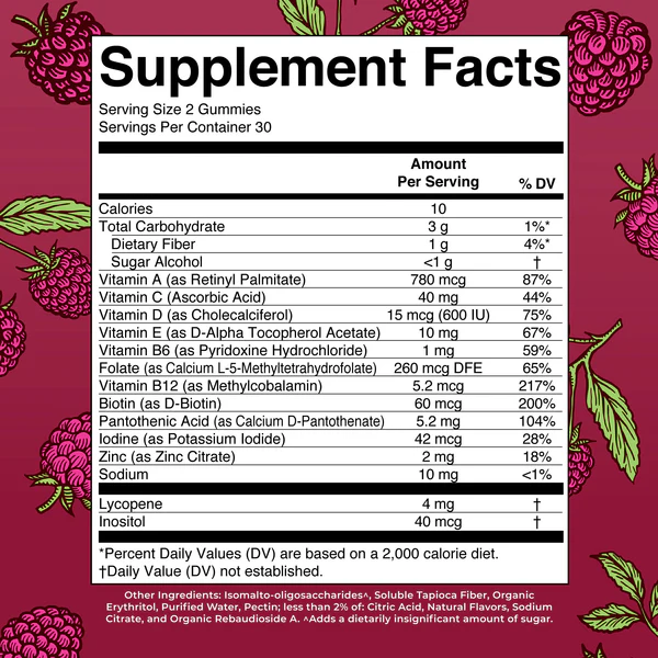 Multivitaminico Para Hombres Mayores De 40 Años (60 gomitas), Mary Ruth´s