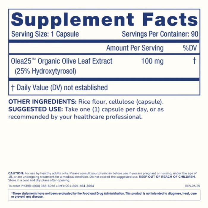 Hydroxytyrosol Extreme™ 25 mg (90 caps), Prohealth