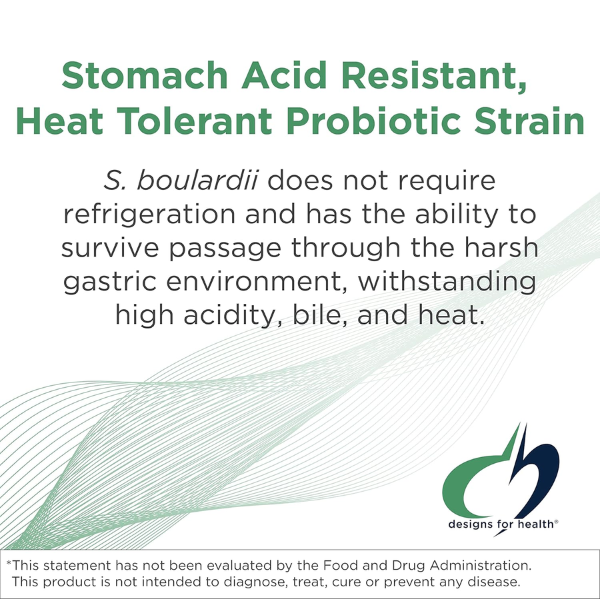 EX Probiótico FloraMyces™ (60 veg caps), Designs for Health