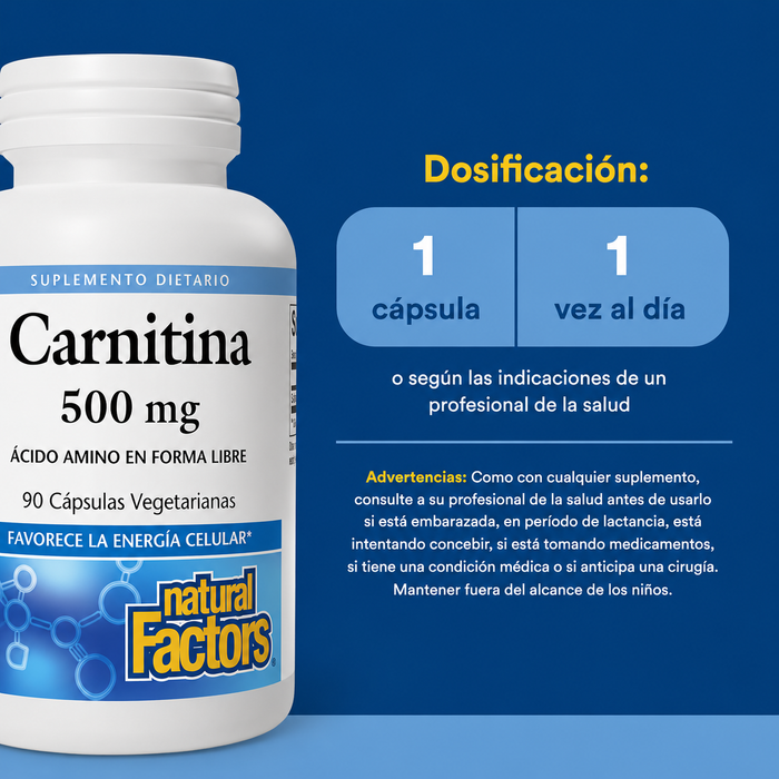 L-Carnosina 500 mg (60 veg caps), Natural Factors