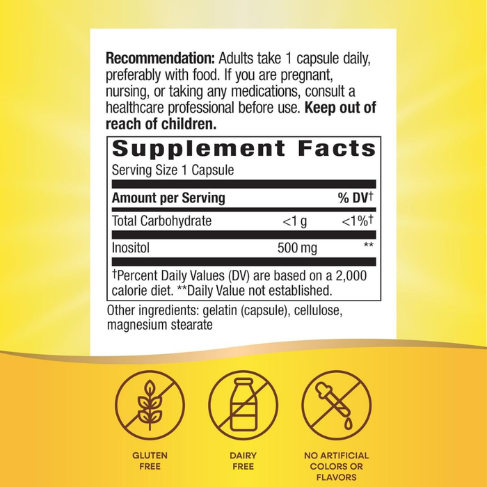 Inositol 500 mg (100 caps), Nature's Way