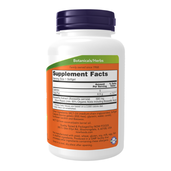 Extracto de Boswellia 500 mg (90 softgels)