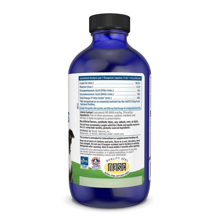 Omega-3 para Mascotas 237 ml (8 fl oz), Nordic Naturals