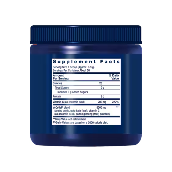 Pro Colageno Vegano Sabor Naranja (189 gramos), Life Extension