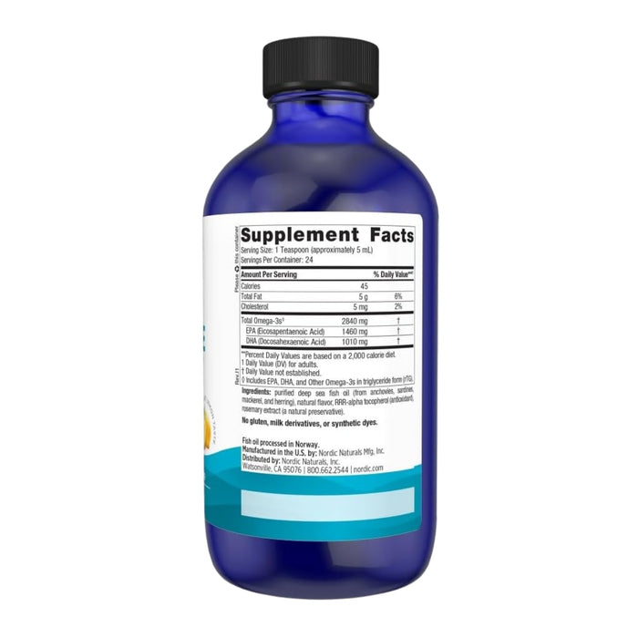 Ultimate Omega 2840 mg Sabor Limón (4 fl oz 119 ml), Nordic Naturals