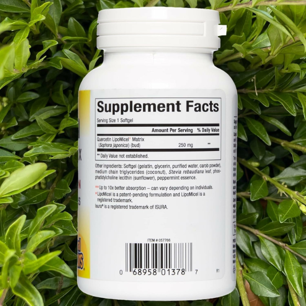 Quercetina Liposomal LipoMicel® Matrix (60 softgels)