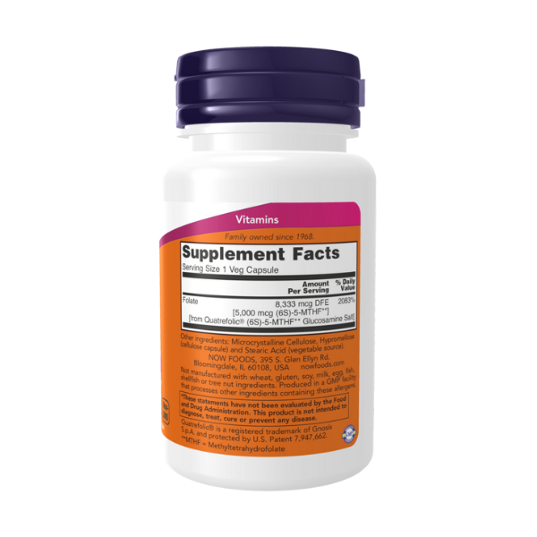 Methyl Folate / Methyl Folate 5000 mcg (50 Veg Caps)