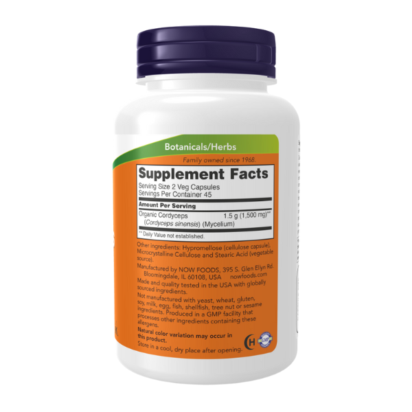 Cordyceps 750mg (90 veg caps)