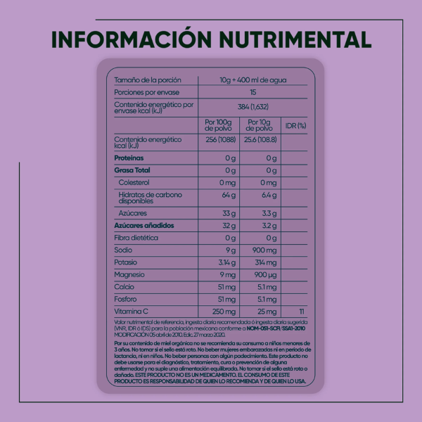 Electrolitos Cellu ion To Go Sabor Limón y Miel (150 g), ION X