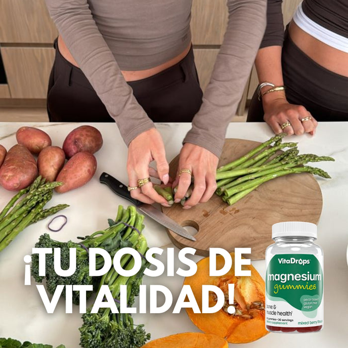 Magnesio Sabor Frutos Rojos VitaDrops™ (60 gomitas), Windmill