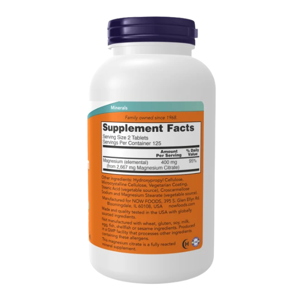 Citrato de Magnesio 200 mg (250 tabs)