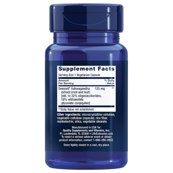 Ashwagandha Optimizada (60 veg caps), Life Extension