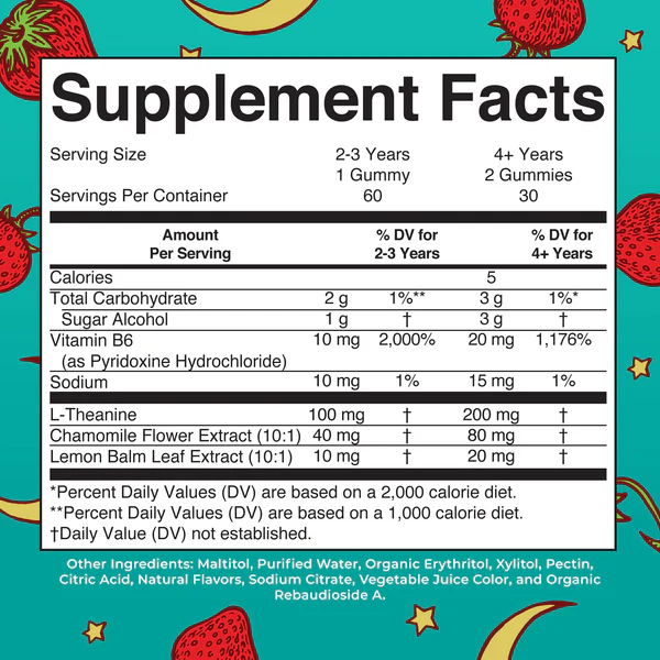 Sleeping gummies for children 60 gummies Mary Ruth