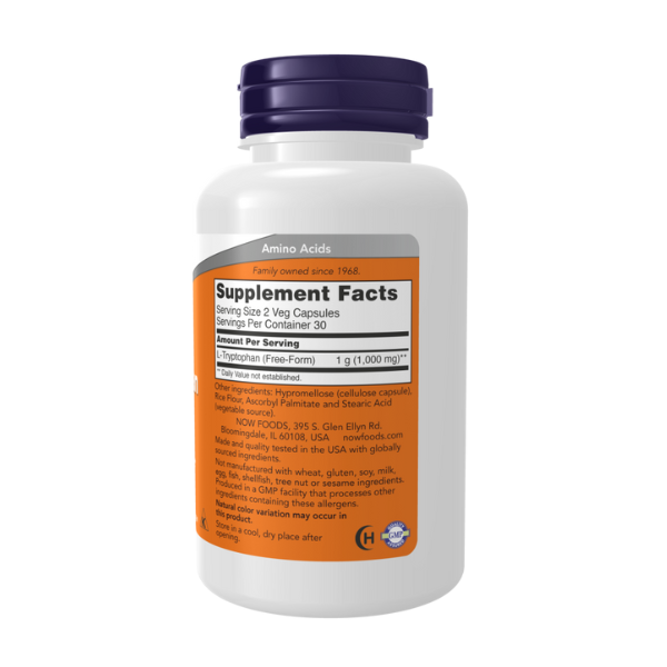 L-Triptofano 500 mg (60 veg caps)