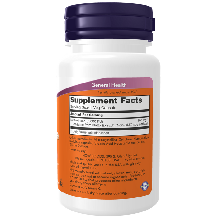 Nattokinase 100 mg (60 veg caps)