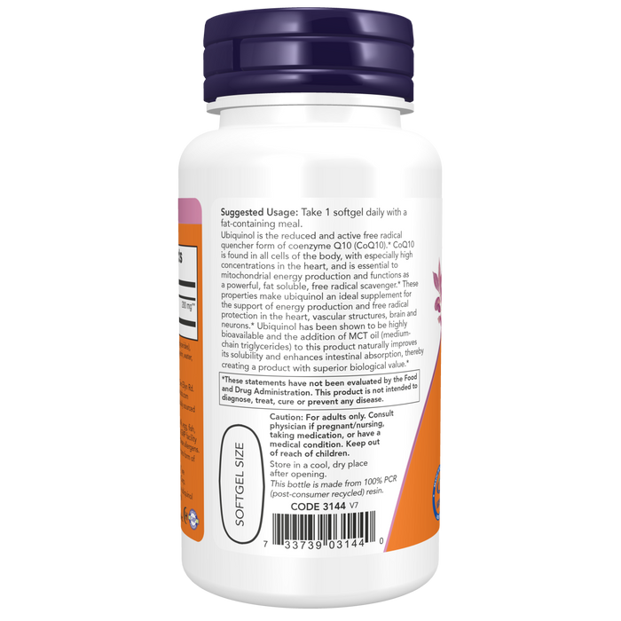 Ubiquinol, Extra Potente de 200 mg (60 softgels)