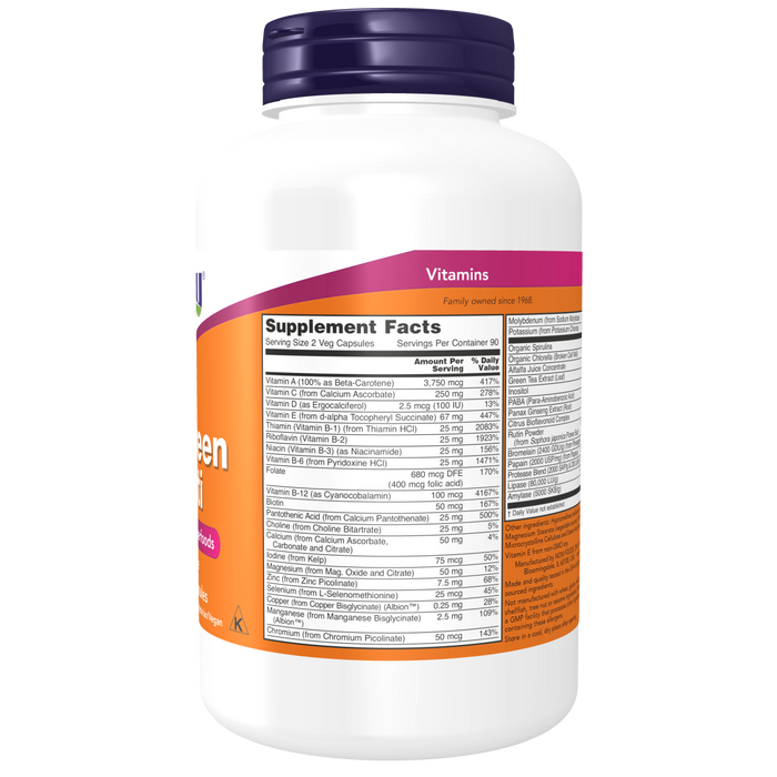 Multivitaminico EcoGreen (180 veg caps)