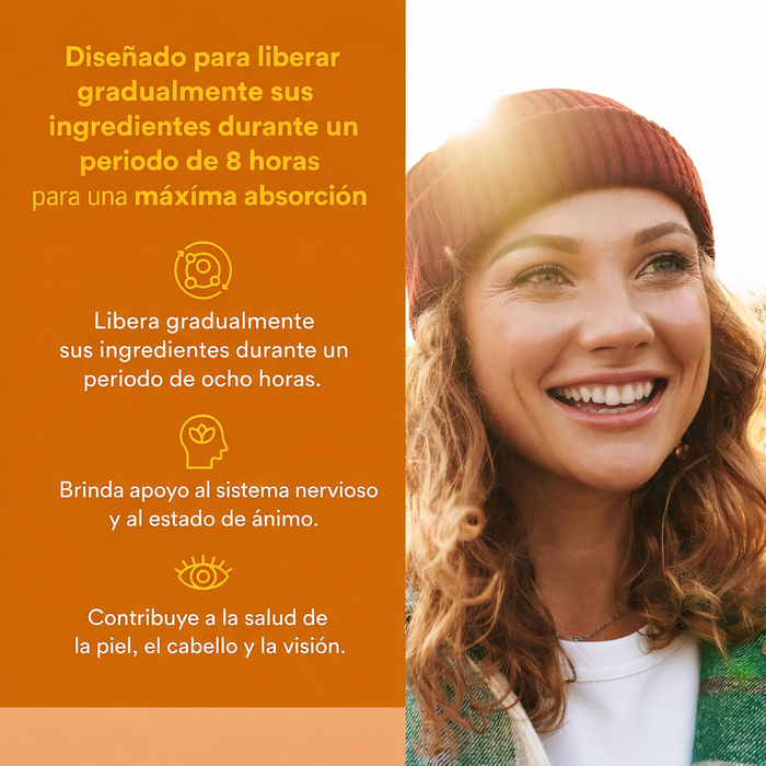 Completo B 100 mg Time Release (90 tabs), Natural Factors
