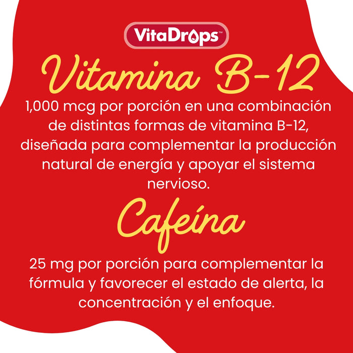 Vitamina B12 Sabor Cereza VitaDrops™ (120 ml), Windmill
