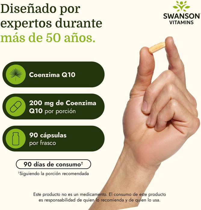 CoQ10 200mg (90 caps) , Swanson