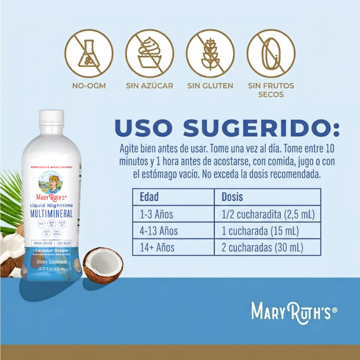 Kit #17 Multimineral Nocturno + Probióticos, MaryRuth's