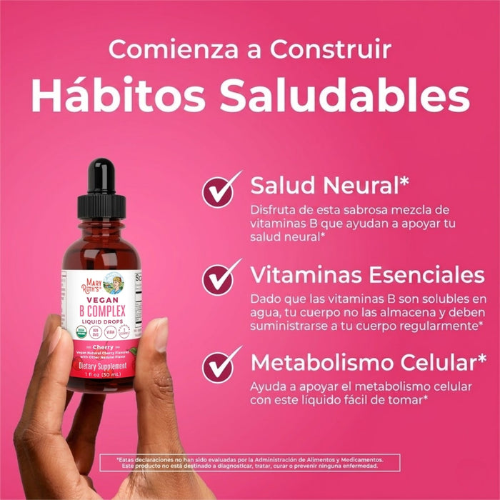 B Complex Drops 1oz (30ml) Mary Ruth