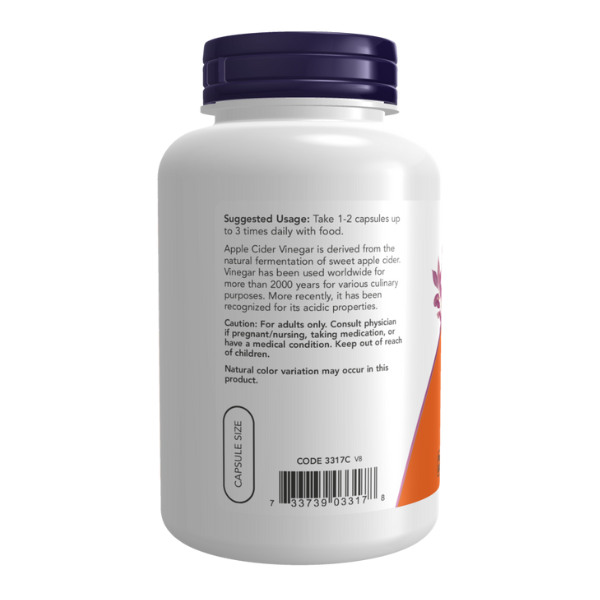 Apple Cider Vinegar 450mg (180Veg Caps) / Apple Cider Vinegar 450mg