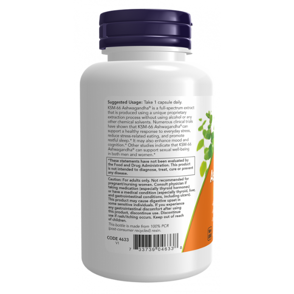 KSM-66 Ashwagandha®  600 mg (90 veg caps)