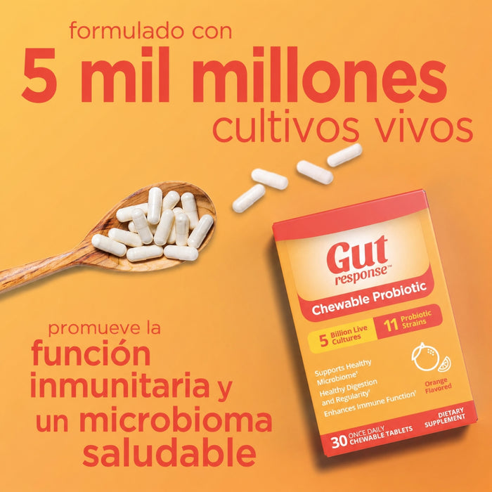 Probiótico GUT response™ (30 tabs masticables), Windmill