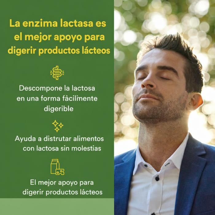 Enzima Lactosa 300 mg (60 caps), Natural Factors