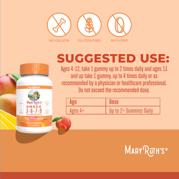 Omega 3-6-7-9 Gummies 120 units Mary Ruth