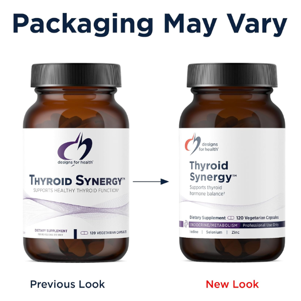 Función Tiroidea Thyroid Synergy™ (120 veg caps), Designs for Health